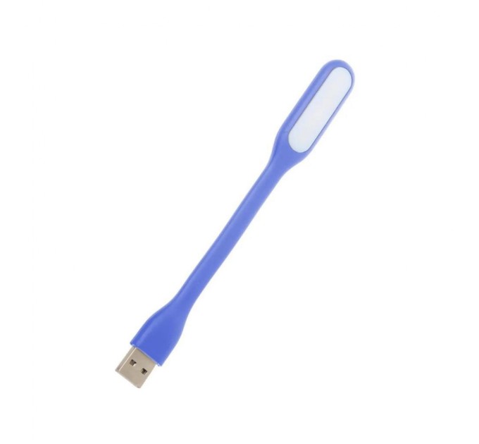 Лампа USB Optima LED, гибкая, синий (UL-001-BLU)