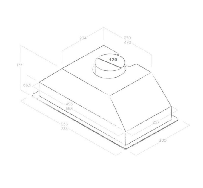 Витяжка кухонна Faber ERA C IX/A/52