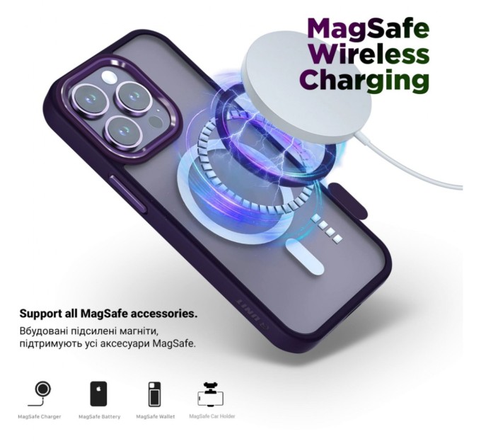 Чехол для мобильного телефона Armorstandart Unit MagSafe Apple iPhone 11 Purple (ARM68875)