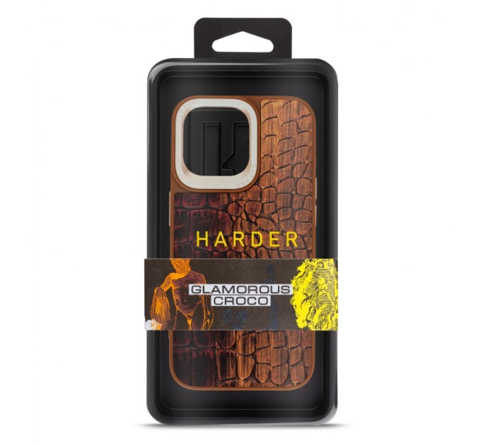 Чохол до мобільного телефона Harder Glamorous Croco Apple iPhone 14 Pro Max Magma (ARM76776)