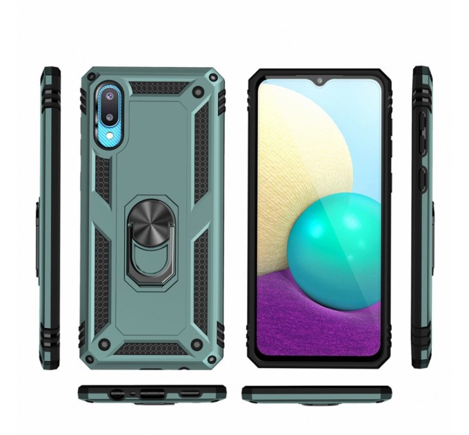 Чохол до мобільного телефона BeCover Military Samsung Galaxy A02 SM-A022 / M02 SM-M022 Dark Green (706641)