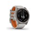 Смарт-часы Garmin fenix 7X Pro Sapph Sol, Ti w/Gray/Orange Band, GPS (010-02778-15)