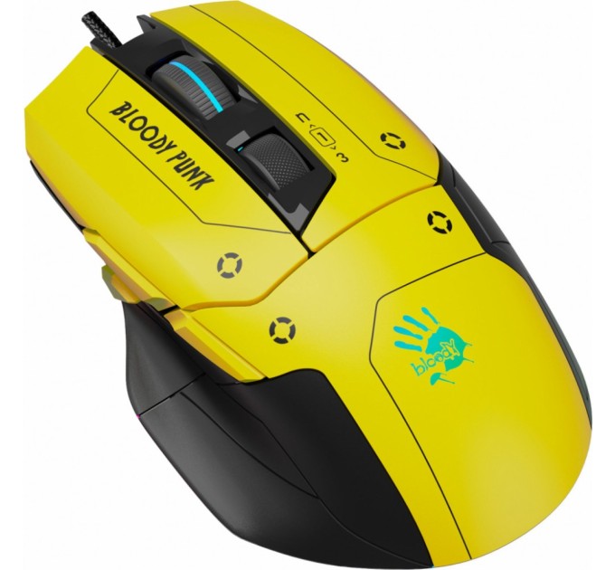 Мишка A4Tech Bloody W70 Max Punk Yellow