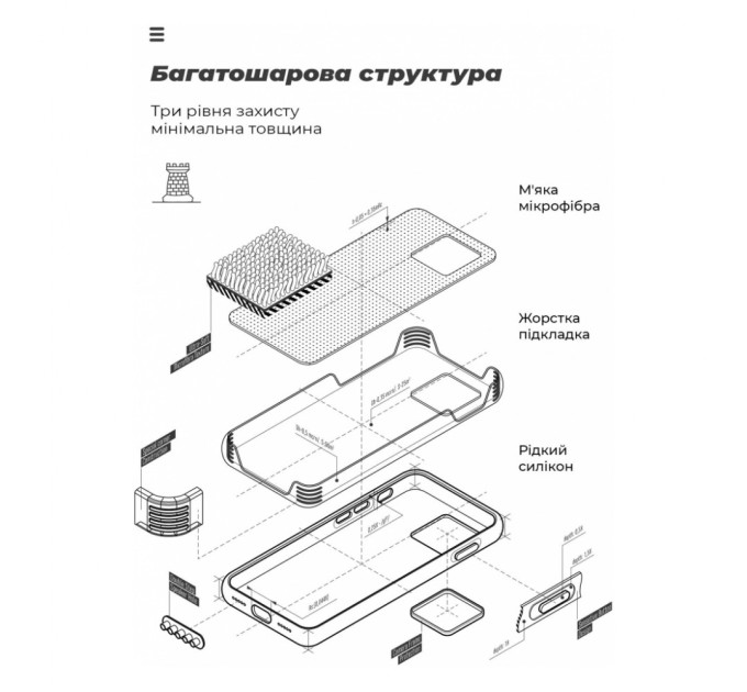 Чохол до мобільного телефона Armorstandart ICON Case Samsung A05 (A055) Red (ARM71803)