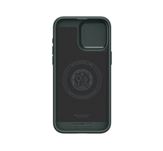 Чохол до мобільного телефона Spigen Apple iPhone 15 Pro Max Optik Armor MagFit Abyss Green (ACS06600)