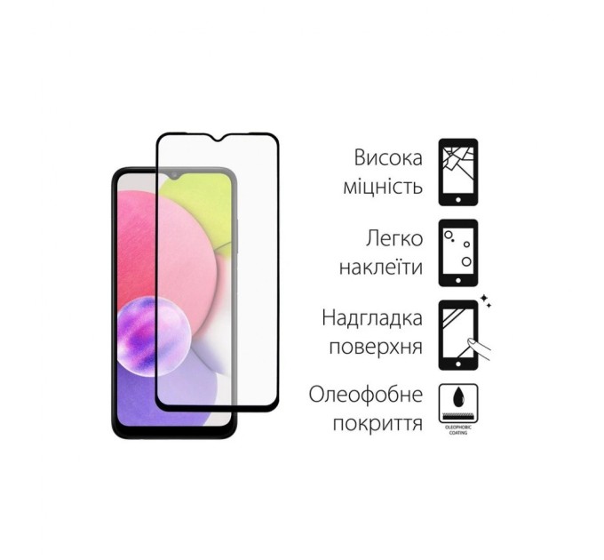 Чохол до мобільного телефона Dengos Kit for Samsung Galaxy A03 case + glass (Red) (DG-KM-23)