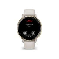 Смарт-годинник Garmin Venu 3S, Ivory + Soft Gold, GPS (010-02785-04)