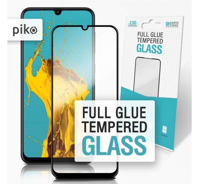 Скло захисне Piko Full Glue для Realme 7 Pro black (1283126507229)