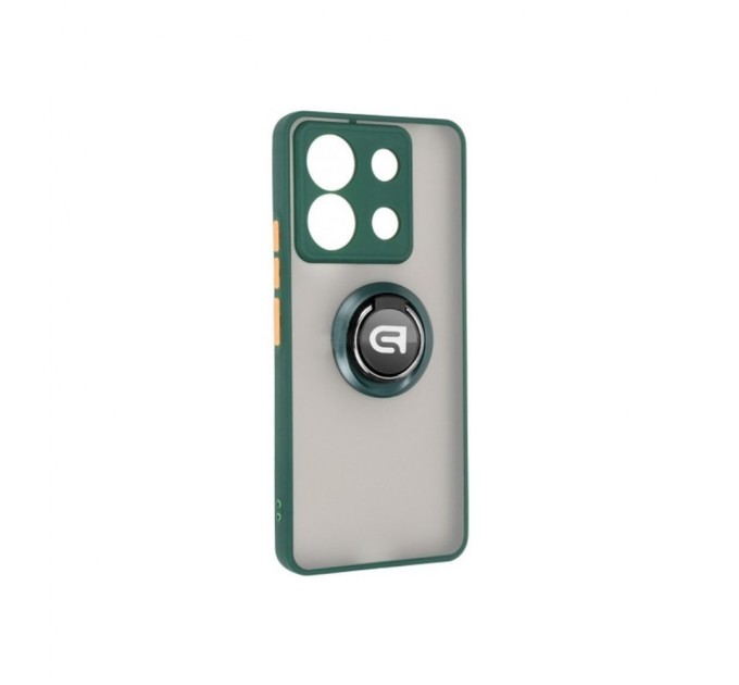 Чохол до мобільного телефона Armorstandart Frosted Matte Ring Xiaomi Redmi Note 13 Pro 5G / Poco X6 5G Dark Green (ARM72725)