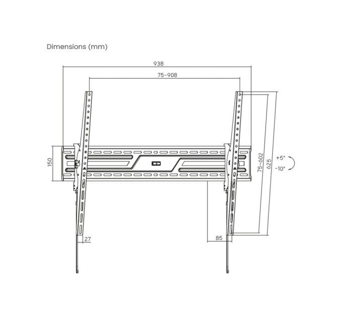 Кронштейн Brateck KL38-69T