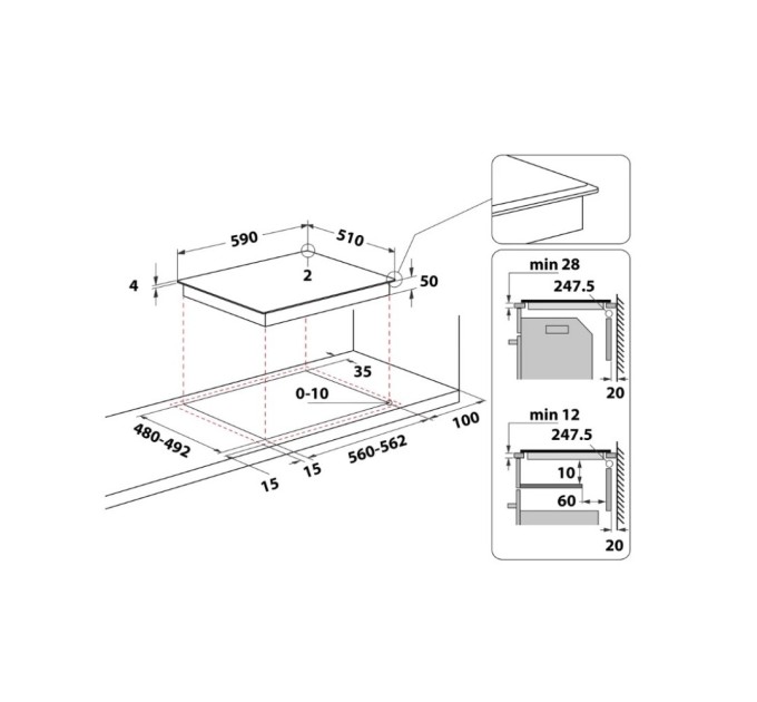 Варочна поверхня Whirlpool WLS2760BFS
