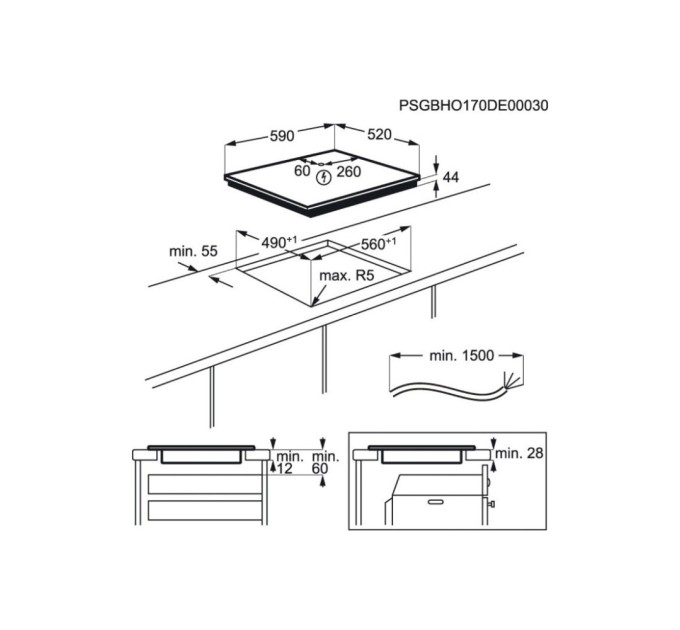 Варочна поверхня AEG IKB64410FB