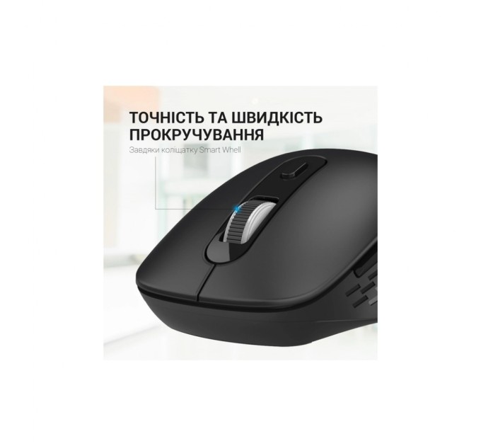 Мишка OfficePro M230B Silent Click Wireless/Bluetooth Black (M230B)