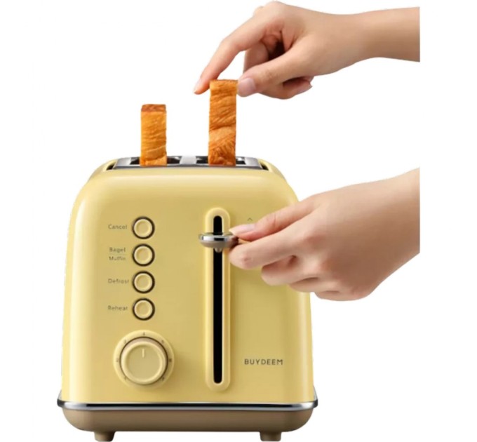 Тостер Buydeem DT620E Mellow Yellow (DT620E-MY/EU)