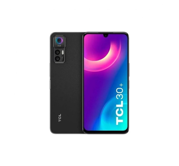 Мобільний телефон TCL 30 Plus (T676K) 4/128GB Tech Black (T676K-2ALCUA12)