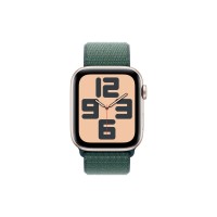 Смарт-годинник Apple Watch SE 2024 GPS 40mm Starlight Aluminium Case with Lake Green Sport Loop (MXEH3QH/A)