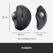 Мышка Logitech MX Ergo Bluetooth Graphite (910-005179)