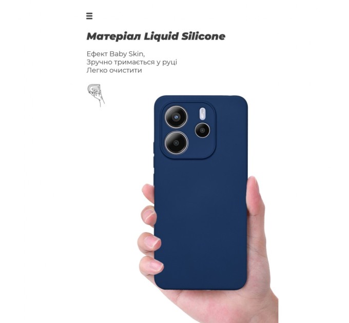 Чохол до мобільного телефона Armorstandart ICON Xiaomi Redmi Note 14 4G Camera cover Dark Blue (ARM79816)