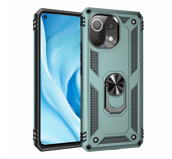 Чохол до мобільного телефона BeCover Military Xiaomi Mi 11 Lite / Mi 11 Lite 5G Dark Green (706645)