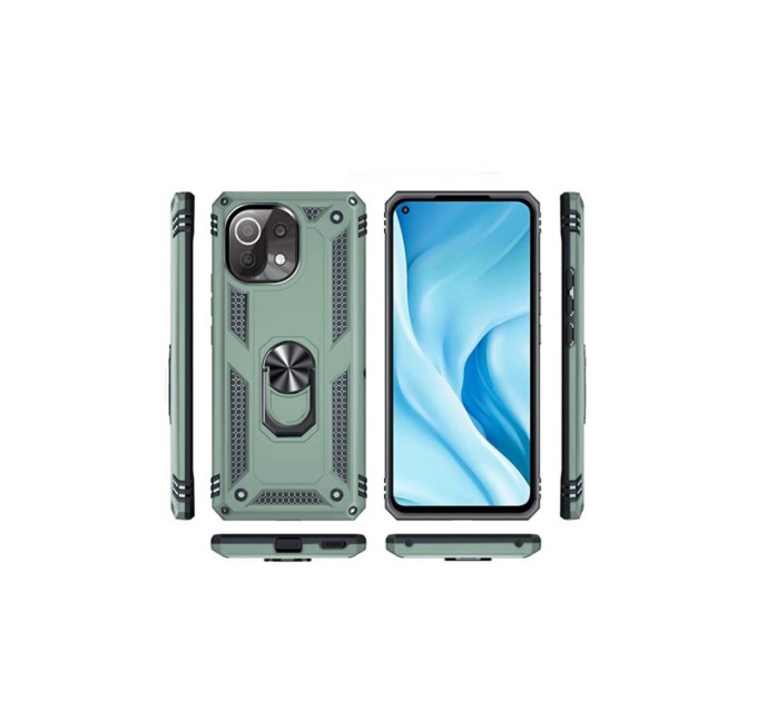 Чохол до мобільного телефона BeCover Military Xiaomi Mi 11 Lite / Mi 11 Lite 5G Dark Green (706645)