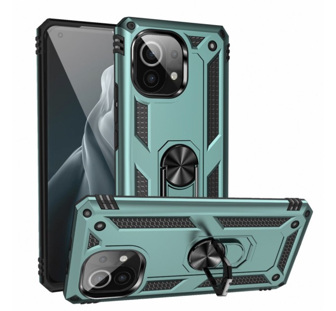 Чохол до мобільного телефона BeCover Military Xiaomi Mi 11 Lite / Mi 11 Lite 5G Dark Green (706645)