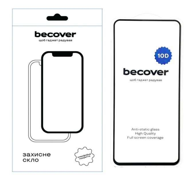 Скло захисне BeCover Oppo А60 4G / A3 / A3x 10D Black (712354)