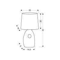 Настільна лампа Candellux 41-79916 HIERRO (41-79916)
