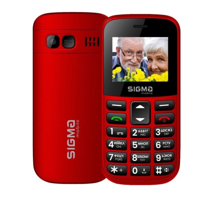 Мобільний телефон Sigma Comfort 50 EASY TYPE-C Red (4827798585221)