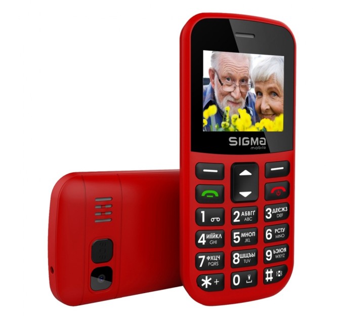 Мобільний телефон Sigma Comfort 50 EASY TYPE-C Red (4827798585221)