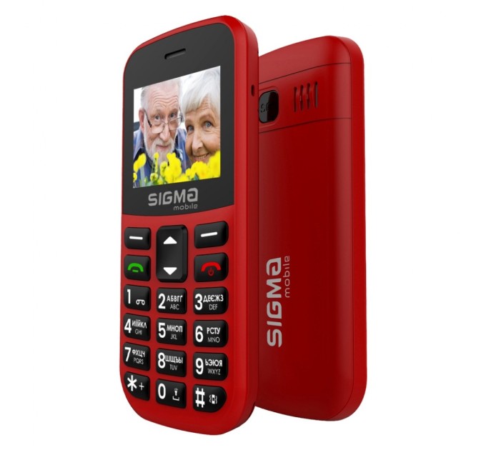 Мобільний телефон Sigma Comfort 50 EASY TYPE-C Red (4827798585221)