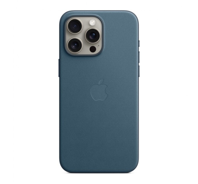 Чохол до мобільного телефона Apple iPhone 15 Pro Max FineWoven Case with MagSafe Pacific Blue (MT4Y3ZM/A)