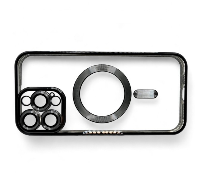 Чохол до мобільного телефона BeCover TPU Chrome Case (MagSafe) для Apple iPhone 16 Pro Max Black (712085)