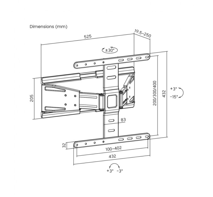 Кронштейн HiSmart HS083953