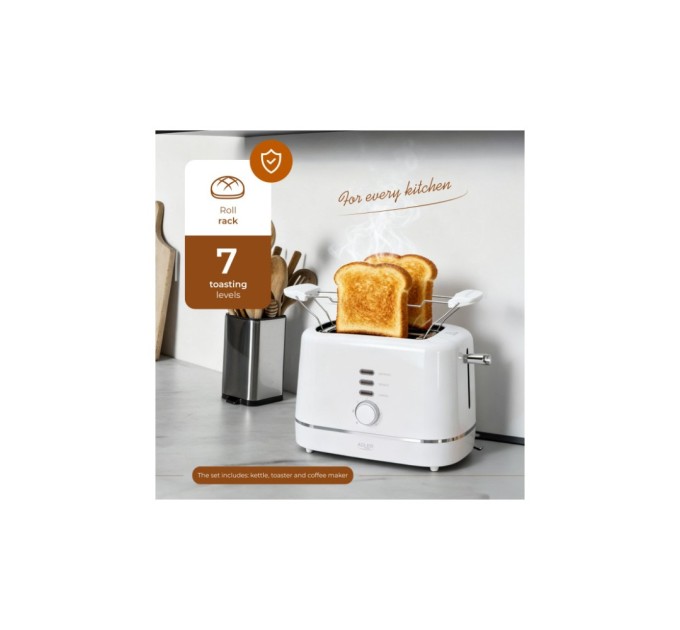 Тостер Adler AD 3224 white
