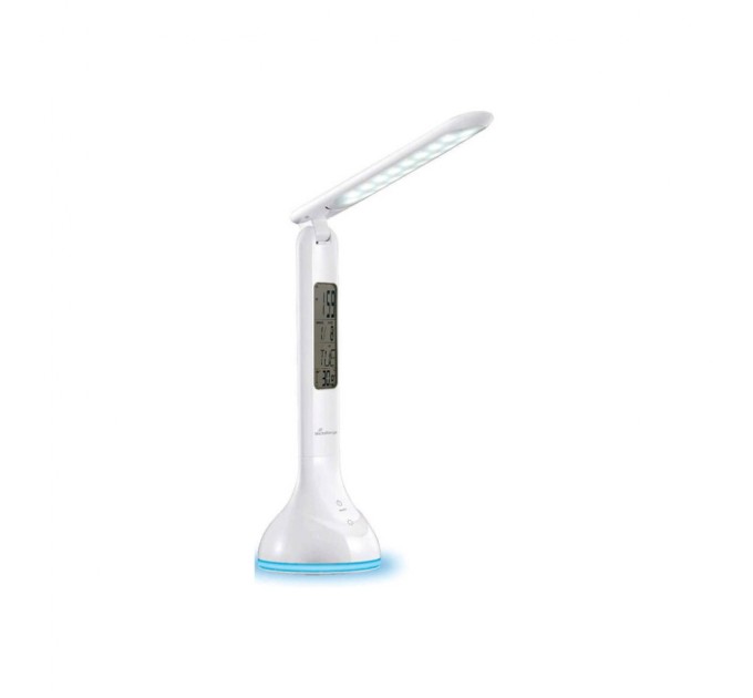 Настольная лампа Mediarange Compact LED desk lamp with LCD display, glossy-white (MROS502)