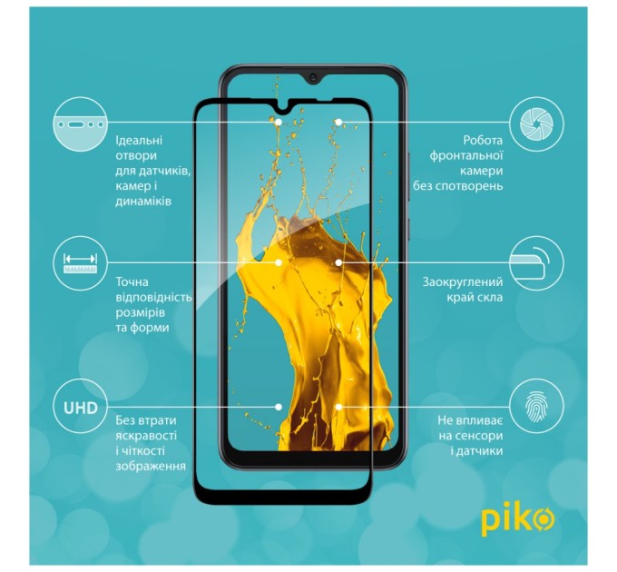 Стекло защитное Piko Full Glue Xiaomi Redmi 10A (1283126537820)