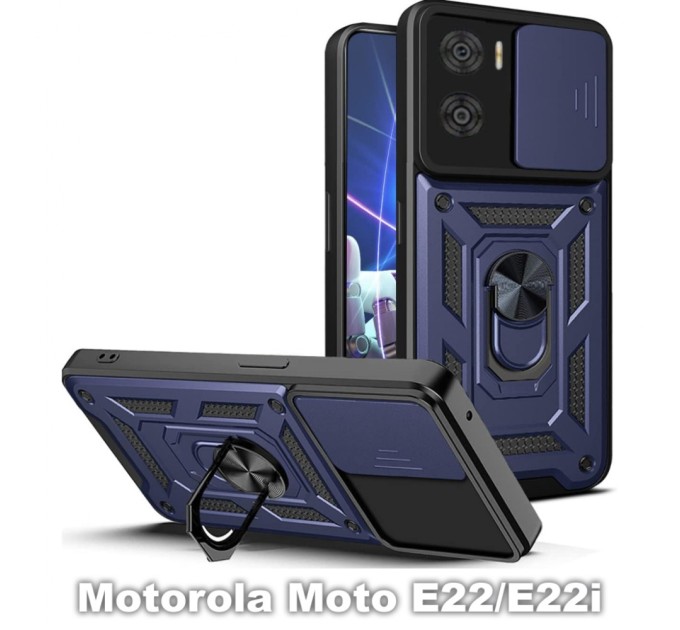 Чохол до мобільного телефона BeCover Military Motorola Moto E22/E22i Blue (709978)