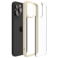 Чохол до мобільного телефона Spigen Apple iPhone 15 Pro Ultra Hybrid Mute Beige (ACS06712)