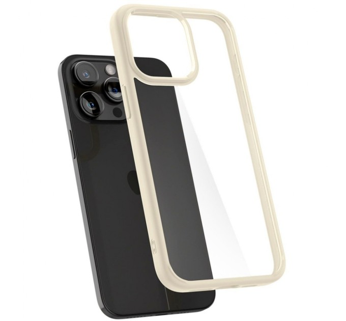 Чохол до мобільного телефона Spigen Apple iPhone 15 Pro Ultra Hybrid Mute Beige (ACS06712)