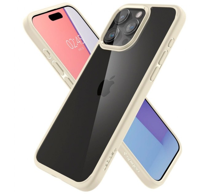 Чохол до мобільного телефона Spigen Apple iPhone 15 Pro Ultra Hybrid Mute Beige (ACS06712)