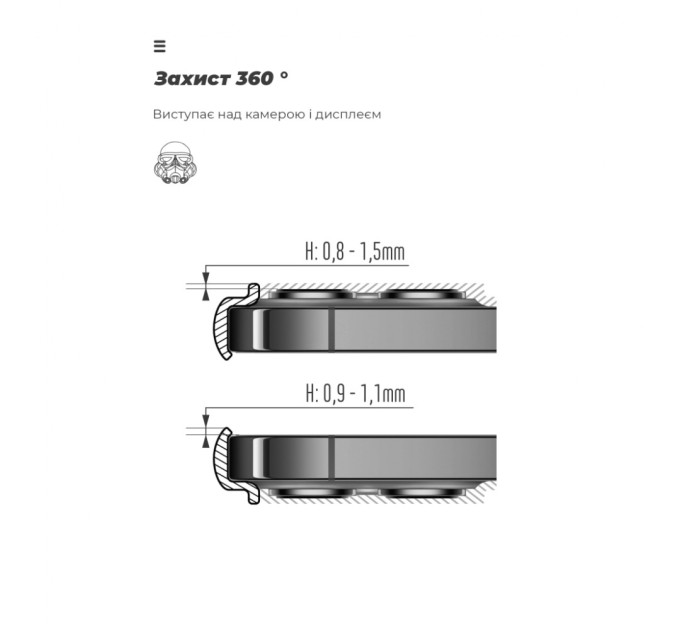 Чохол до мобільного телефона Armorstandart ICON Case Samsung A34 5G (A346) Camera cover Red (ARM66173)