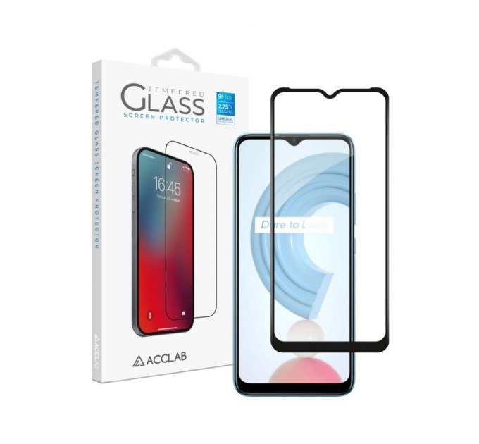 Скло захисне ACCLAB Full Glue Realme C21 (1283126518386)