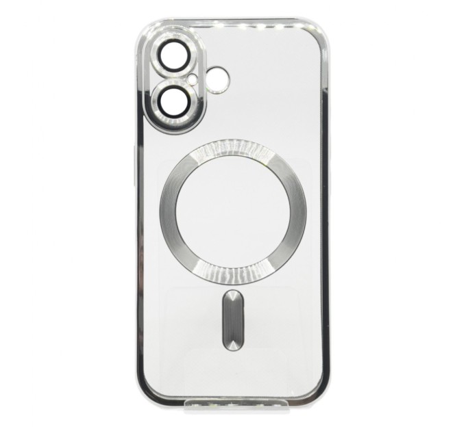 Чохол до мобільного телефона BeCover TPU Chrome Case (MagSafe) для Apple iPhone 16 Silver (712073)