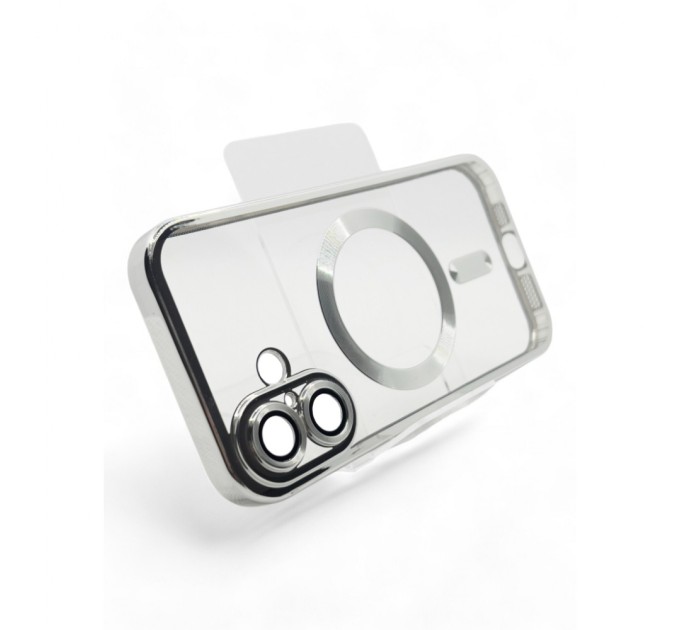 Чохол до мобільного телефона BeCover TPU Chrome Case (MagSafe) для Apple iPhone 16 Silver (712073)