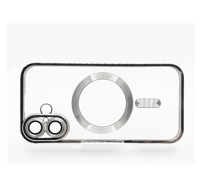 Чохол до мобільного телефона BeCover TPU Chrome Case (MagSafe) для Apple iPhone 16 Silver (712073)