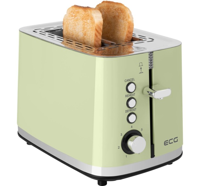 Тостер ECG ST 2766 Vintage Olive