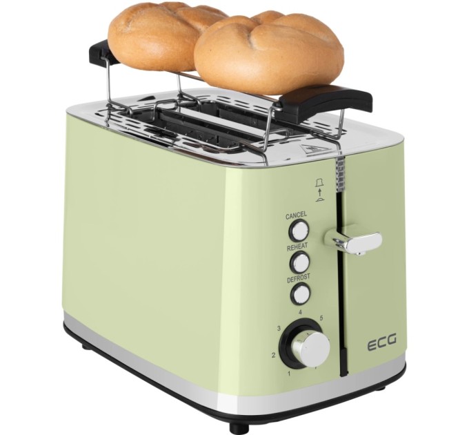 Тостер ECG ST 2766 Vintage Olive