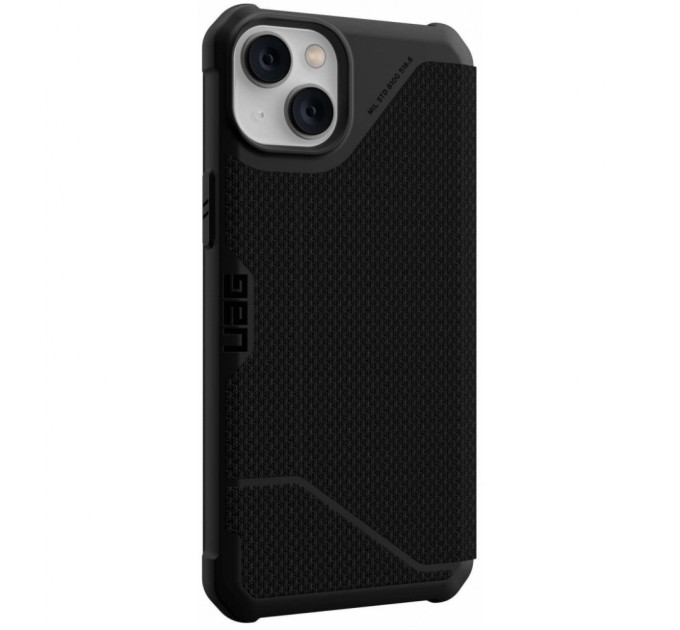 Чохол до мобільного телефона UAG Apple iPhone 14 Metropolis, Kevlar Black (114044113940)