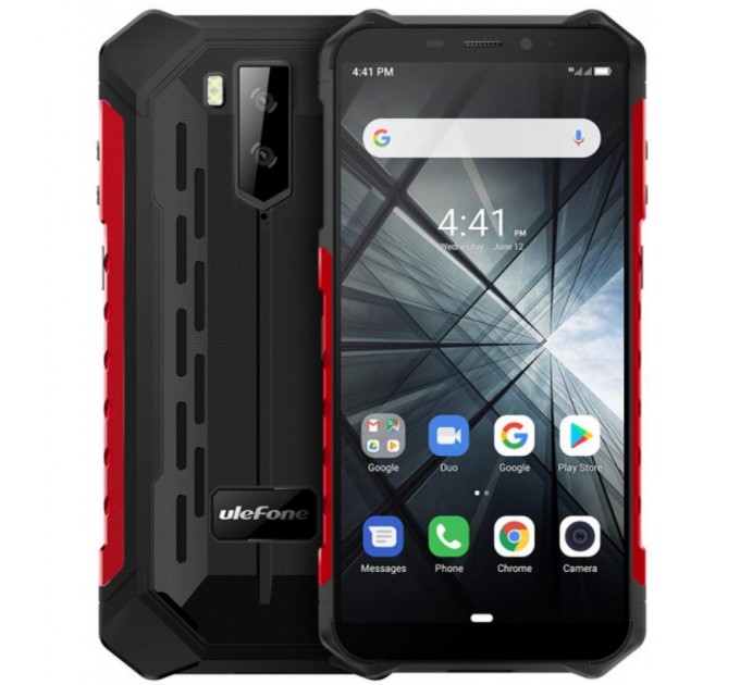 Мобільний телефон Ulefone Armor X3 2/32GB Black Red (6937748733225)