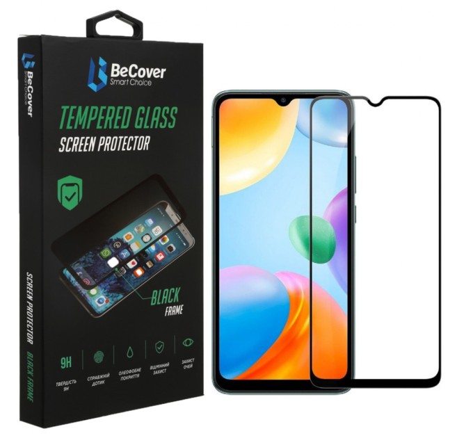 Скло захисне BeCover Poco C40 Black (708170)